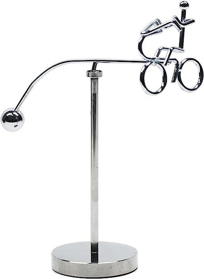 AtneP Mini Motorcycle Metal Balancer Toy - Kinetic Art Balance Toy Balancing Decompressive Science Psychology Home/Office Décor/Desk Decor Toy - Image 2